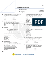 Straight Lines _ DPP 08 (of Lec 11) __ Arjuna JEE 2025