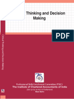 Critical Thinking and Decision Making by ICAI