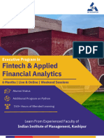 IIM Kashipur - Executive Program in Financial Analytics