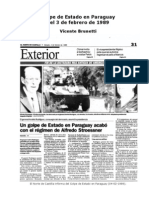 Golpe de Estado en Paraguay (3 de Febrero de 1989)