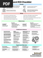 Event ROI Checklist