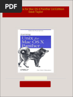 Download ebooks file Learning Unix for Mac OS X Panther 1st Edition Dave Taylor all chapters