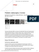 Pediatric radiosurgery_ A review _ Applied Radiation Oncology