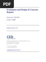 Evaluation and Design Concrete Repairs