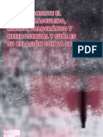 En Qué Consiste El Modelo Masculino, Macho, Falocrático y Heterosexual y Cuál Es Su Relación Con La Salud