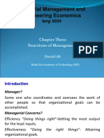 Chapter 3 Functions of Management