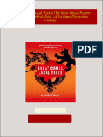 Great Games Local Rules The New Great Power Contest in Central Asia 1st Edition Alexander Cooley download pdf