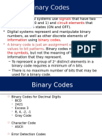 Topic 3 Binary Codes