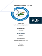 SEMANA 3 TEORIA Y ESTRUCTURA ORGANIZACIONAL