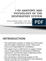 LECTURE 3 ANATOMY AND PHYSIOLOGY OF THE RESPIRATORY SYSTEM