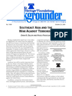 Dana R. Dillon and Paolo Pasicolan - Southeast Asia and The War Against Terrorism