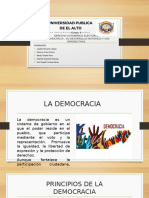 DIAPOSITIVA LA DEMOCRACIA