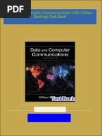 Data And Computer Communications 10th Edition Stallings Test Bank download pdf