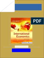 Immediate download International Economics 8th Edition Appleyard Solutions Manual all chapters