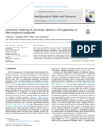 Constitutive modeling of anisotropic plasticity with application to fiber-reinforced composites