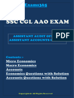 Complete Book for SSC CGL AAO by Exam 365 in English