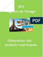 Elaboration des produits touristiques 