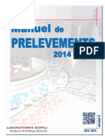 Manuel de Prelevements