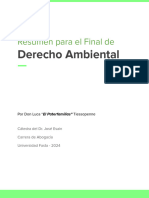 Resumen de Derecho Ambiental y los RRNN