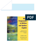 Word Frequencies in Written and Spoken English Based on the British National Corpus 1st Edition Geoffrey Leech 2024 Scribd Download