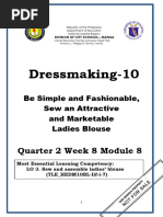 Dressmaking 10 q2 w8 Mod8