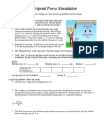 Centripetal Force Simulation