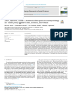 Actors Objectives Context a Framework of the Political 2020 Energy Resear