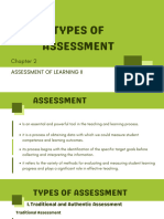 Types of Assessment