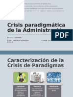 Crisis paradigmática de la Administración