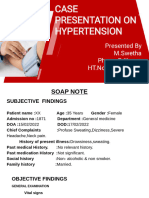 M.swetha Case Presentation on HTN