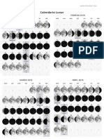 Calendario Lunar de 2018