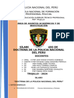 SILABO DE DOCTRINA PNP 2024