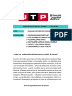 ANALISIS Y DESCRIPCION DE PUESTOS