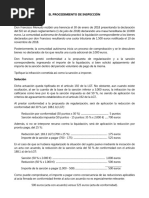 12 Caso práctico - Procedimiento de inspección