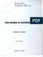 Plan Nacional de Electrificacion CADAFE-Electricite de France