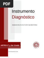 ARTES- EXAMEN DIAGNOSTICO 2, 3