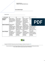 Cat Walk Project Rubric