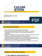 Chapter 7 Curriculum Evaluation 1