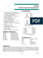 DS1302 Trickle Charge Timekeeping Chip: Features Pin Assignment