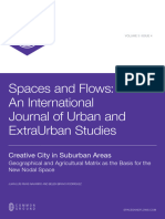 RIVAS, J. & BRAVO, B. (2013) Creative city in suburban areas _ Geographical and agricultual matrix as the basis for the new nodal space