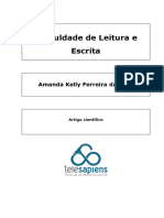 Artigo - Dificuldades de Leitura e Escrita-1