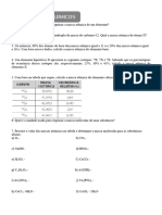 Caderno de Atividades - CÁLCULOS QUÍMICOS