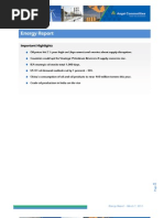 Energy Report - 7th March 2011