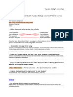 CE - “London Calling” – worksheet - Ilyas Nachir 105