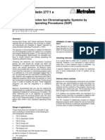 AB 277 - E2 Validation of Metrohm Ion Chromatography Systems Using Standard Operating Procedures