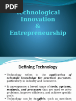 Module 3 Technological Innovation and Entrepreneurship