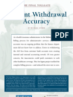 Account Withdrawal Accuracy: The Final Tollgate