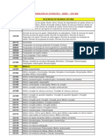 Procedimento X Cbo