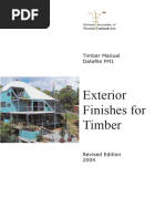 Exterior Finishes for Timber - FM1