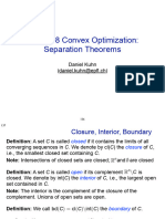 07 - Separation Theorems